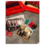 Harrods London Tote Bags - Red Bus Print (2 Bags)