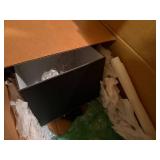 Pair of Black Box Lamps