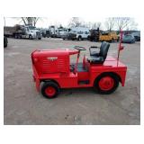 Fire Engine Red Airport Tow Tractor