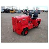 Fire Engine Red Airport Tow Tractor