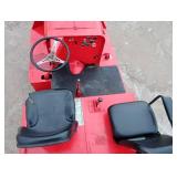 Fire Engine Red Airport Tow Tractor