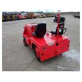 Fire Engine Red Airport Tow Tractor