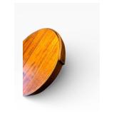 Vintage Round Wooden Bucket with Lid - Rustic Farmhouse Decor