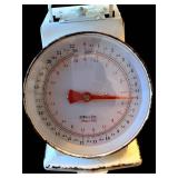 Vintage White Kitchen Scale