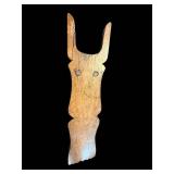 Antique Wooden Box & Antique Boot Pull - 2-Piece Set