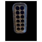 Antique Silver-Plate Lidded Urn with Bird Finial & Candle Mold (Lot of 2)