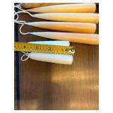 Taper Candles - 12 Pieces, Brown & Ivory, 8-9 in Long