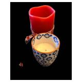 DW Home Aster & Berry Candle - Assorted Candles & Decor (Lot of 9)