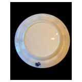 Burleigh Ware Plate by Burgess & Leigh England Brooklyn Blue & White 9-Inch