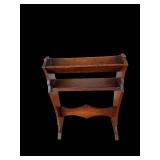 Wooden Etagere Shelf - 12x32 - Two-Tier Vintage Display Stand