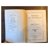 Vintage Book Lot: Rhymes of Childhood, A Diary of Private Prayer, I Mästarens Fotspår