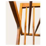 Mid-Century Modern Teak Ladder-Back Magazine Rack