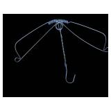 Pair of Metal Wire Hangers with Hook Ends