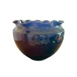 Large Antique Weller Flower Pot with Daffodils