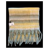 The Sweetwater Co. Grand Marais Scarf - 100% Acrylic, Striped Fringe