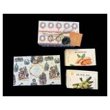 Soap Gift Set - Olive Oil & Almond Bars in Decorative Holiday Box