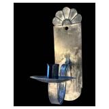 Antique Letter Opener, Wall Sconce & Tied Books (Lot of 3)