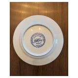 Portland Sweden Plate - Mors Dag 1975 Blue Transfer Baby Scene, Limited Edition