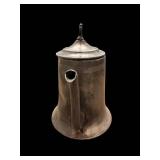 Antique Teapot - Domed Lid, Long Spout & Curved Handle