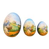 Three Paper Easter Eggs