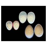 Decorative Paper Easter Eggs - 3-Piece Set