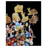 Vintage Easter Decorations Assortment: Carrot Topper Figures, Egg Ornaments & Die-Cut Silhouettes
