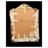 Arched Wood Frame Mirror 13.5 x 18.5 in