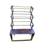 Vintage Folding Wooden Display Rack