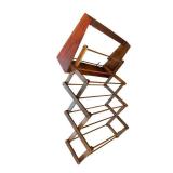 Vintage Folding Wooden Display Rack