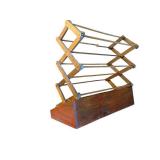Vintage Folding Wooden Display Rack