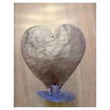 Heart-Shaped Metal Hanging Candle Holder (Lot of 2)