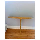 Semicircular Wall Shelf - Mustard Yellow - 23 x 17.5 in