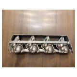 Rabbit -Shaped Cookie Mold - 12" Long, 6-Cavity