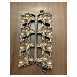 Rabbit -Shaped Cookie Mold - 12" Long, 6-Cavity