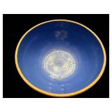 Ceramic Bowls - Tan & Blue (Lot of 2)