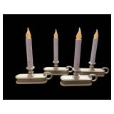 Candle Holders - Four-Piece Set Battery Powered