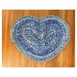 Heart Shaped Rug 33 x 24 in