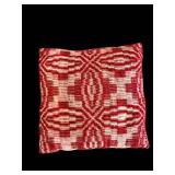 Pillows (Lot of 3) - Floral Vase, Red Heart & Geometric Cushions