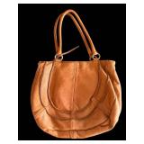 Lucky Penny Leather Fringe Hobo Bag - Tan Brown Leather Handbag