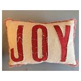 Decorative Throw Pillows - JOY Letter Pillow & Geometric Pattern, 3-Piece Set