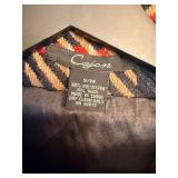 Cejon Plaid Wool-Blend Coat - S/M, 90% Polyester 10% Wool, Dry Clean Only