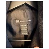 INC International Concepts Ruffle Front Coat - Medium