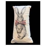 Maya Pickles 16-Inch Rabbit Pattern Throw Pillow - Decorative Cushion