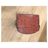 Wooden Keepsake Box - 21 1/2 in x 9 1/4 in - Top Hinge Broken