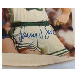 Larry Bird Signed Magazine Page - Boston Celtics Basketball, No COA