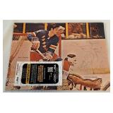 Jean Beliveau, Giles Gilbert, Ted Harris Signed NHL Official Magazine With JSA COA - Vintage Hockey