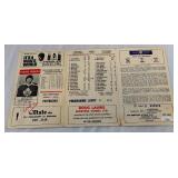 Bob Dailey, Bruce Boudreau, Paulin Bordeleau, Kevin Devinne, Brad Winston, John Hughes Signed Toronto Marlboros Vintage 1973 Hockey Program With JSA COA