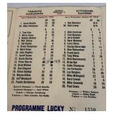 Bob Dailey, Bruce Boudreau, Paulin Bordeleau, Kevin Devinne, Brad Winston, John Hughes Signed Toronto Marlboros Vintage 1973 Hockey Program With JSA COA