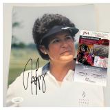 Nancy Lopez Signed 8x10" Golf  Photo With JSA COA
