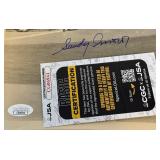 Sandy Amoros Signed Vintage Baseball Photo With JSA COA